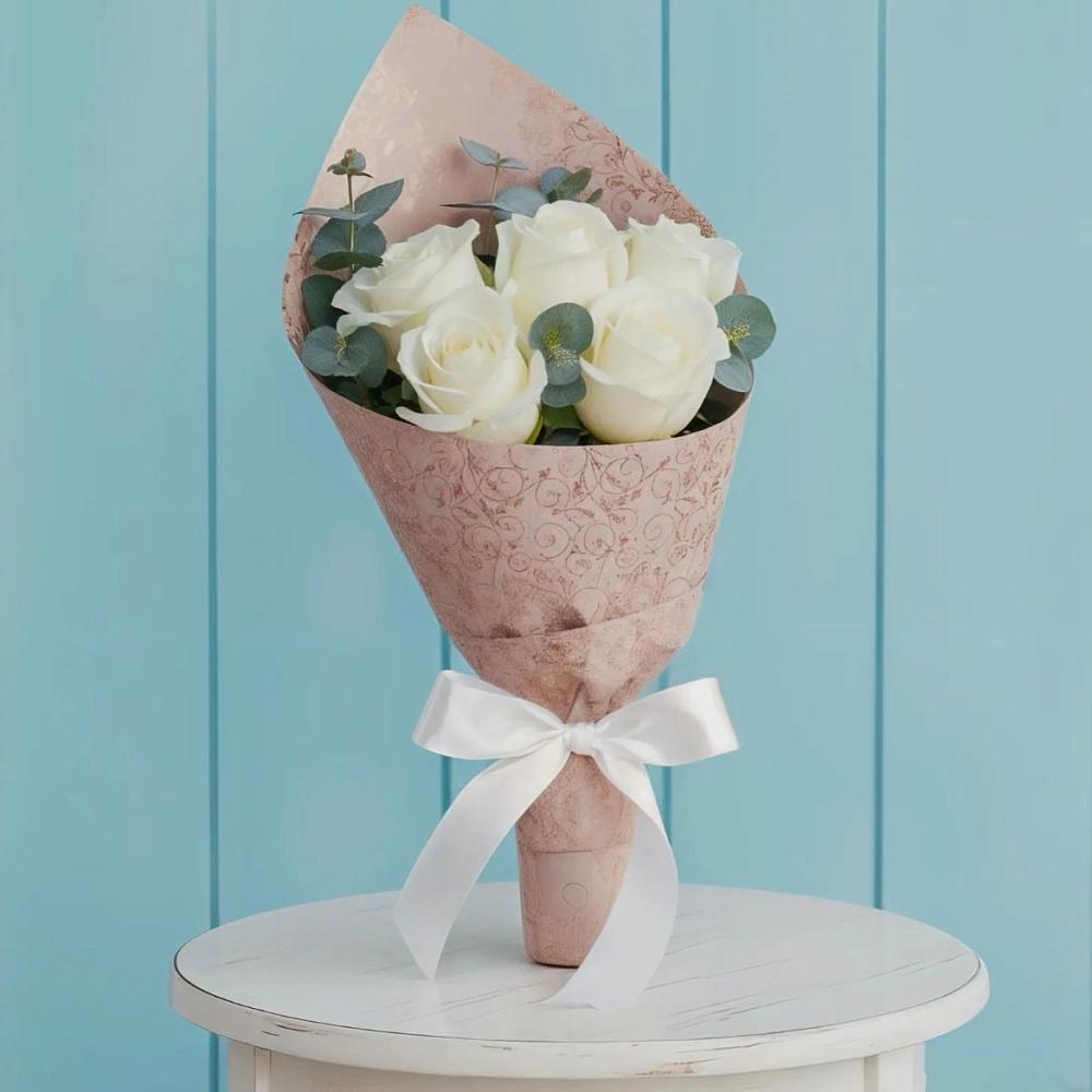 Букет цветов из: Розы в Остров