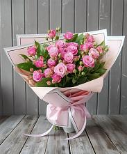 Букет Розовый кустик в Остров