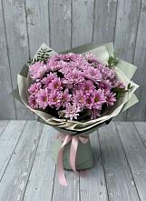 Букет цветов из:  Хризантемы в Остров