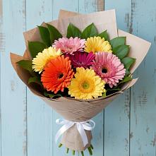 Букет цветов из:  Герберы в Остров