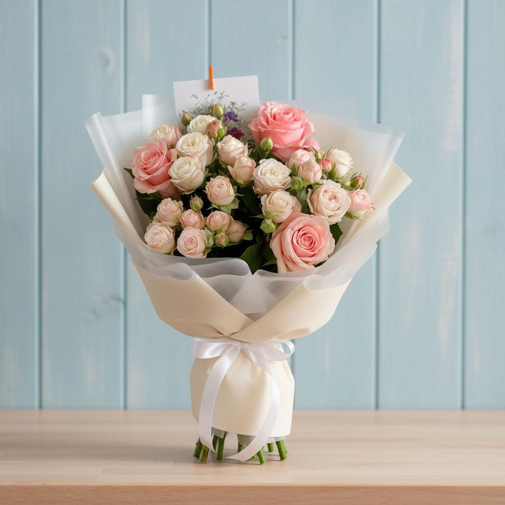 Букет голос любви в Остров Букет цветов из: Розы в Остров