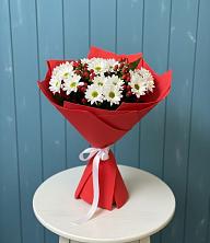 Букет цветов из:  Хризантемы в Остров