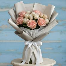 Букет цветов из:  Розы в Остров
