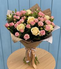 Букет цветов из:  Розы в Остров