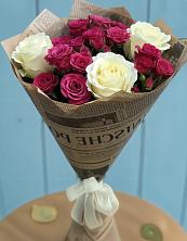 Букет цветов из:  Розы в Остров