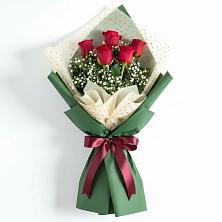 Букет цветов из:  Розы в Остров